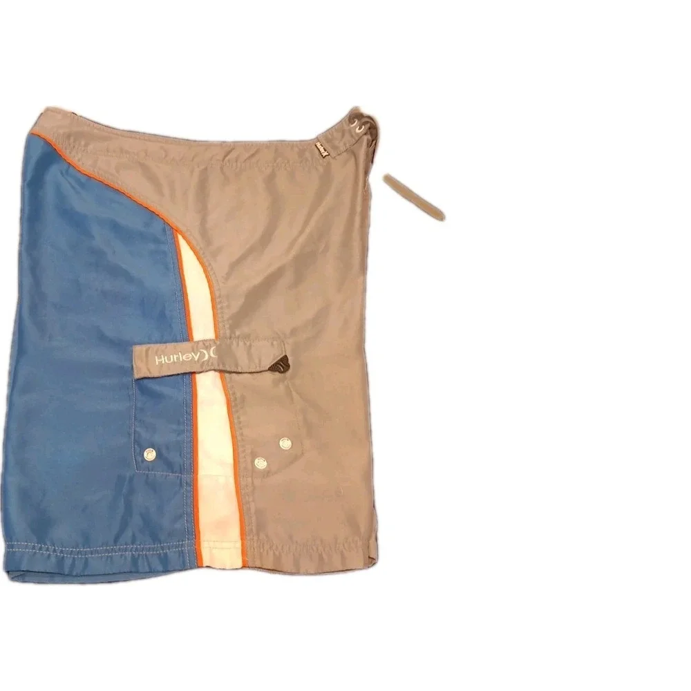 hurley mens swim trunks Blue And Grey A1‎